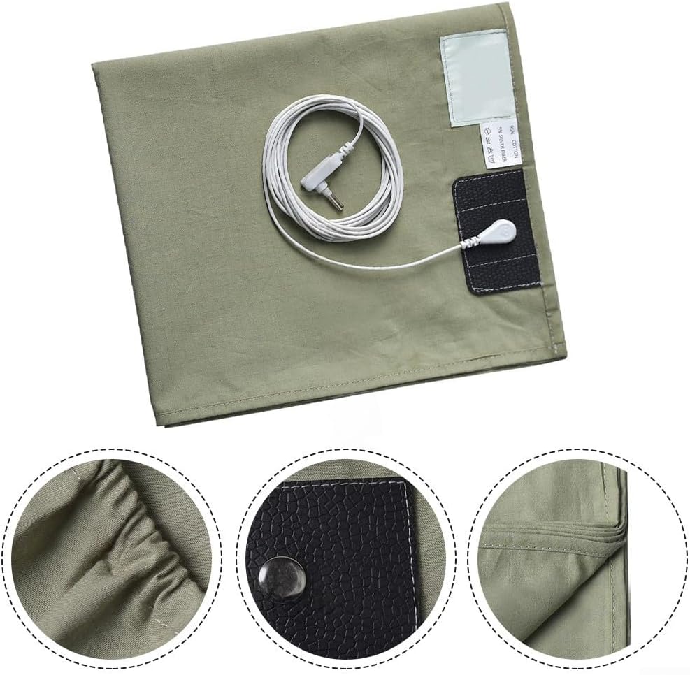 Grounding Sheet 95% Cotton & 5% Silver Fiber Optimal Sleep Well-Being (193 203)(180 * 200cm)