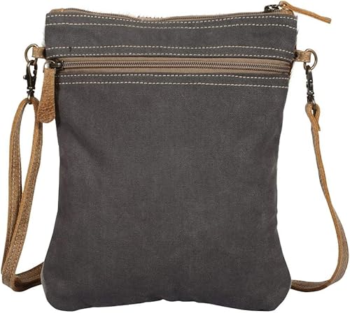 Miniatura 5 de Myra Bag Vintage Purses for Women - Canvas Womens Western Purse with Genuine Leather Detailing and American Vintage Design