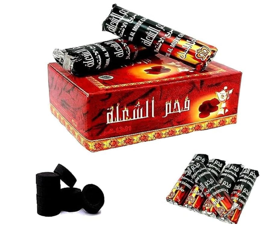 Charcoal Tablets for Burning Dhoop and Bukhoor, Quick Light Charcoal Discs - Pack of 3 Rolls (30 Discs)-image-20