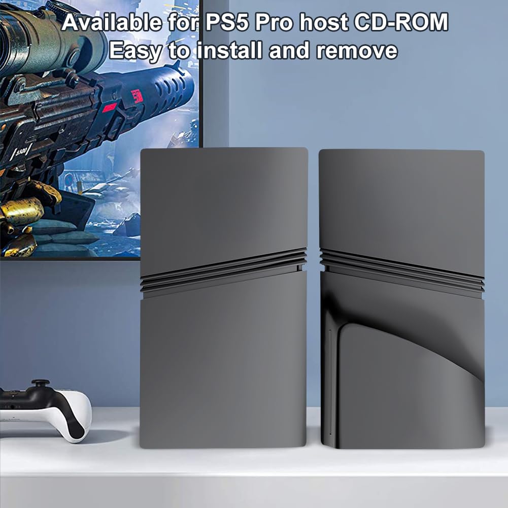 Plaque faciale de rechange pour console PS5 Pro Disque/Digital Protection anti-rayures