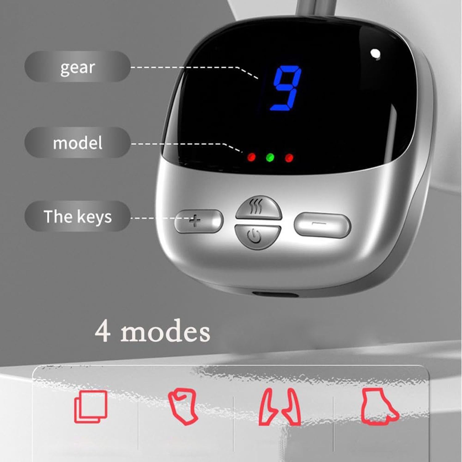 Neck massager, EMS Training Device, Stimulator, Muscle, Powered, For Muscle Conditioning for Body Muscles and Massage for Back, Men, and Women Fitness Belt — Amazon image 2