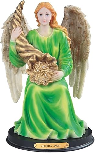 Miniatura 1 de ICE ARMOR 12" H Abundia Angel Estatua Ángel de Abundancia Santa Figura Religiosa Decoración