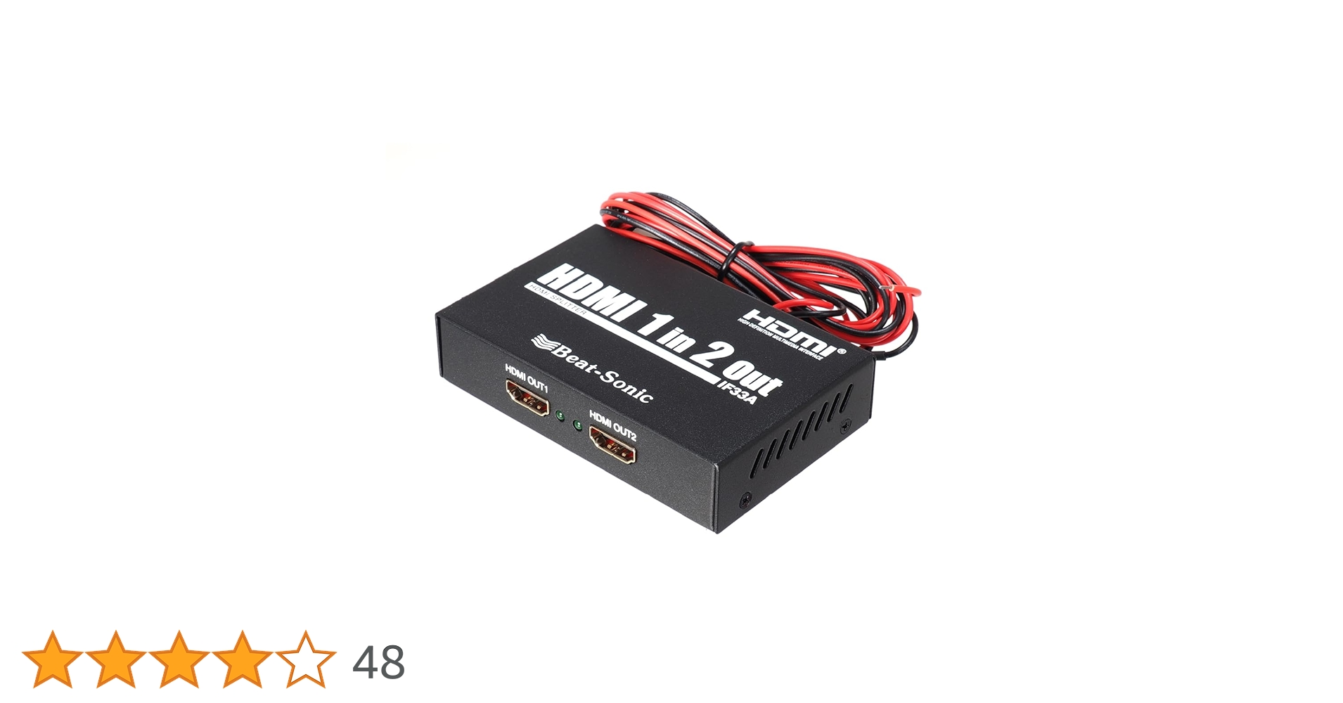 インターフェイスアダプター　HDMI 1 in 2 Out IF33A Amazon | ビートソニック(Beat-Sonic) インターフェイス