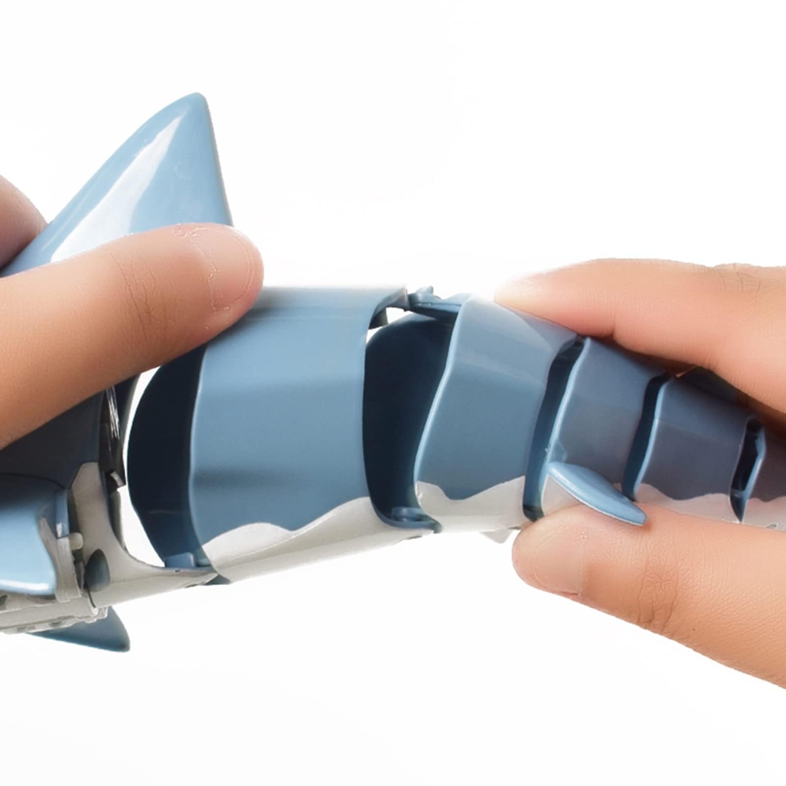 Alomejor 1:18 RC Squalo per Giocattoli da Piscina, Alta Simulazione 2.4G Giocattolo per Barca di Squalo Telecomando USB Ricaricabile Impermeabile Giocattolo per Barca di Pesce per Il dei