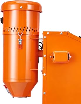 Happybuy 1.6-HP Dust Collection System Dust Collector Media Reclaimer, 1.8 Gallon Capacity, Universal Fit for Sandblaster Cabinets and Media Blasters