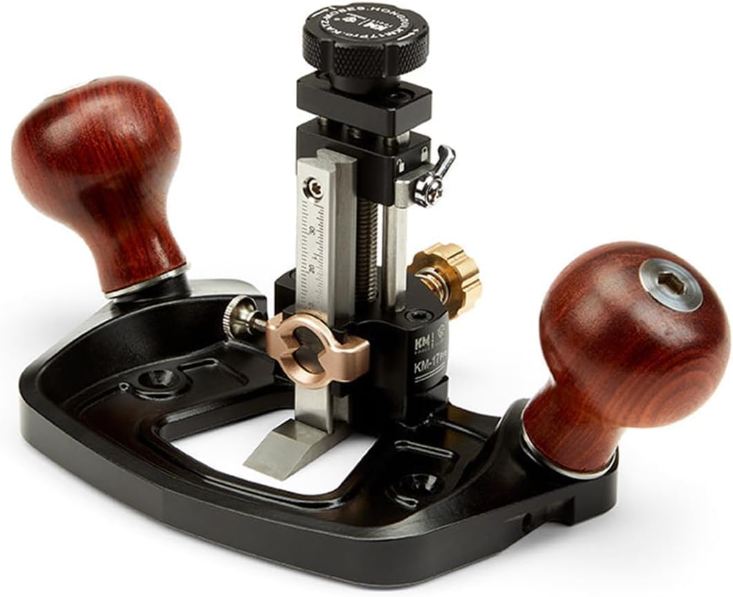 HONGDUI KM-17 PRO Router Plane Wood Hand Router Planes for Woodworking Tuning Joinery Cutting Grooves Mortise