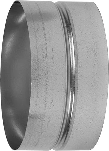 Miniatura 8 de HVAC OV Acoplamiento de conducto de acero galvanizado de 6 pulgadas (ajuste femenino) - Conector y extensión de conducto de aire acondicionado