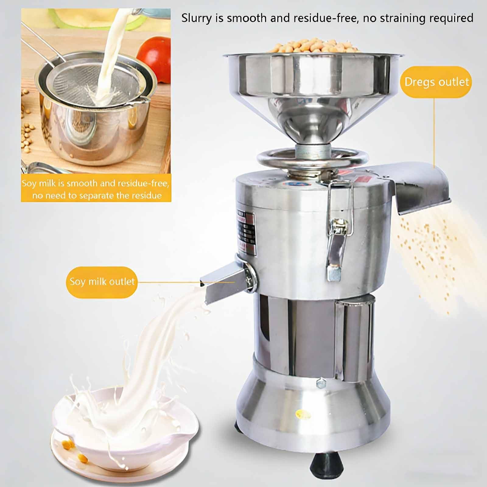 Gewerbliche Tofu-Maschine 25KG/H 2800 U/min Automatische Sojamilchmaschine mit Schlackenentfernung