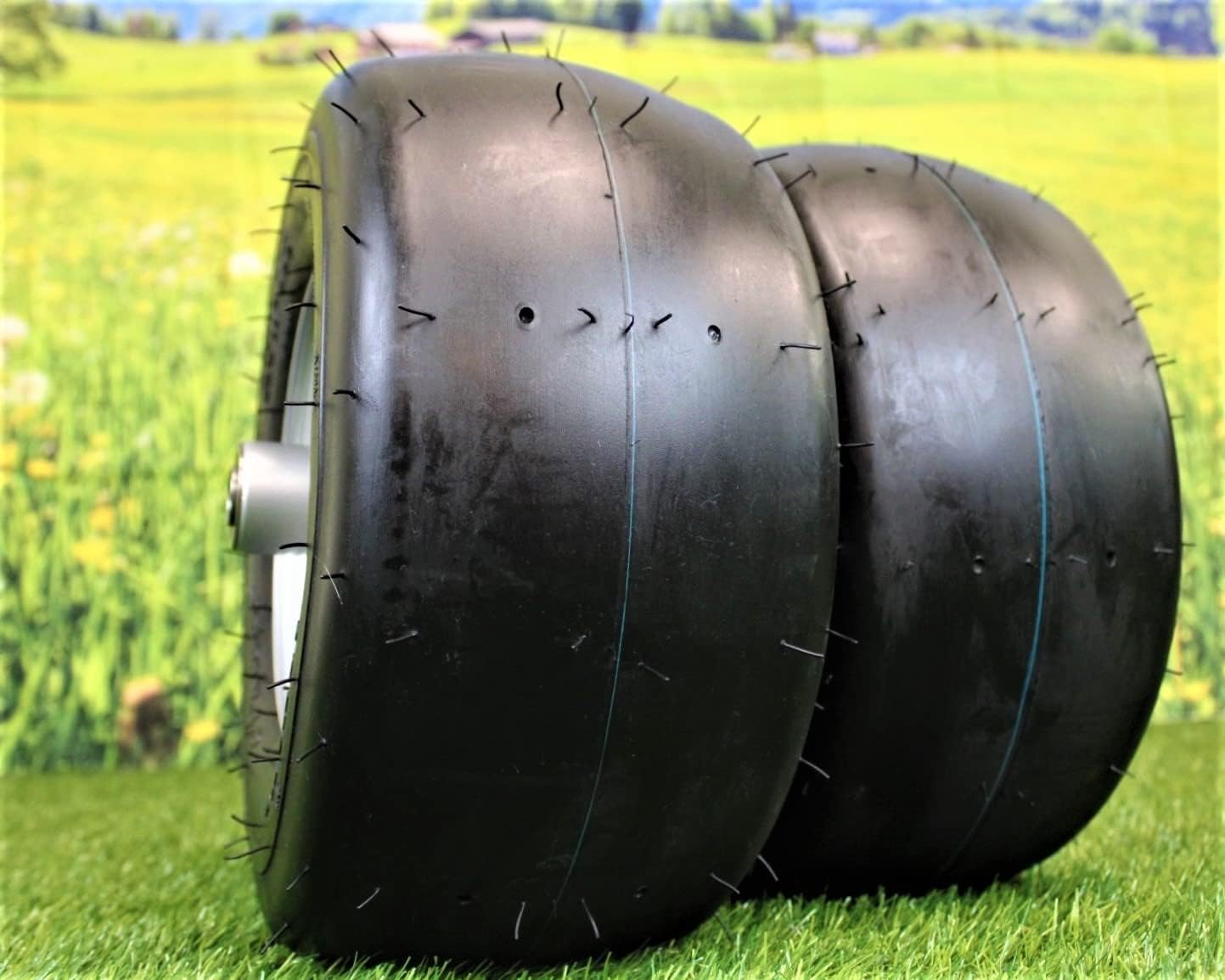 Antego Tire & Wheel (Set of 2) Hustler Lawn Mower Part# 604717 - TIRE/WHEEL ASSY 13x6.50-6 - Raptor SD 54in & 60in