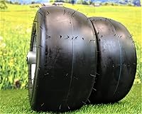 Vista 2 de Antego Tire & Wheel Juego de 2 cortacésped Hustler # 604717 - Conjunto de neumático/rueda 13x6.50-6 - Raptor SD 54 pulgadas y 60 pulgadas