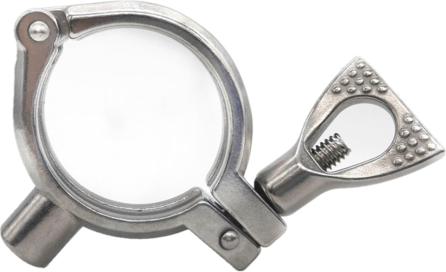 19-102mm 304 Stainless Steel Sanitary Pipe Holder Clamp Type Clips Support Tube Bracket(Fit 32mm OD Tube)