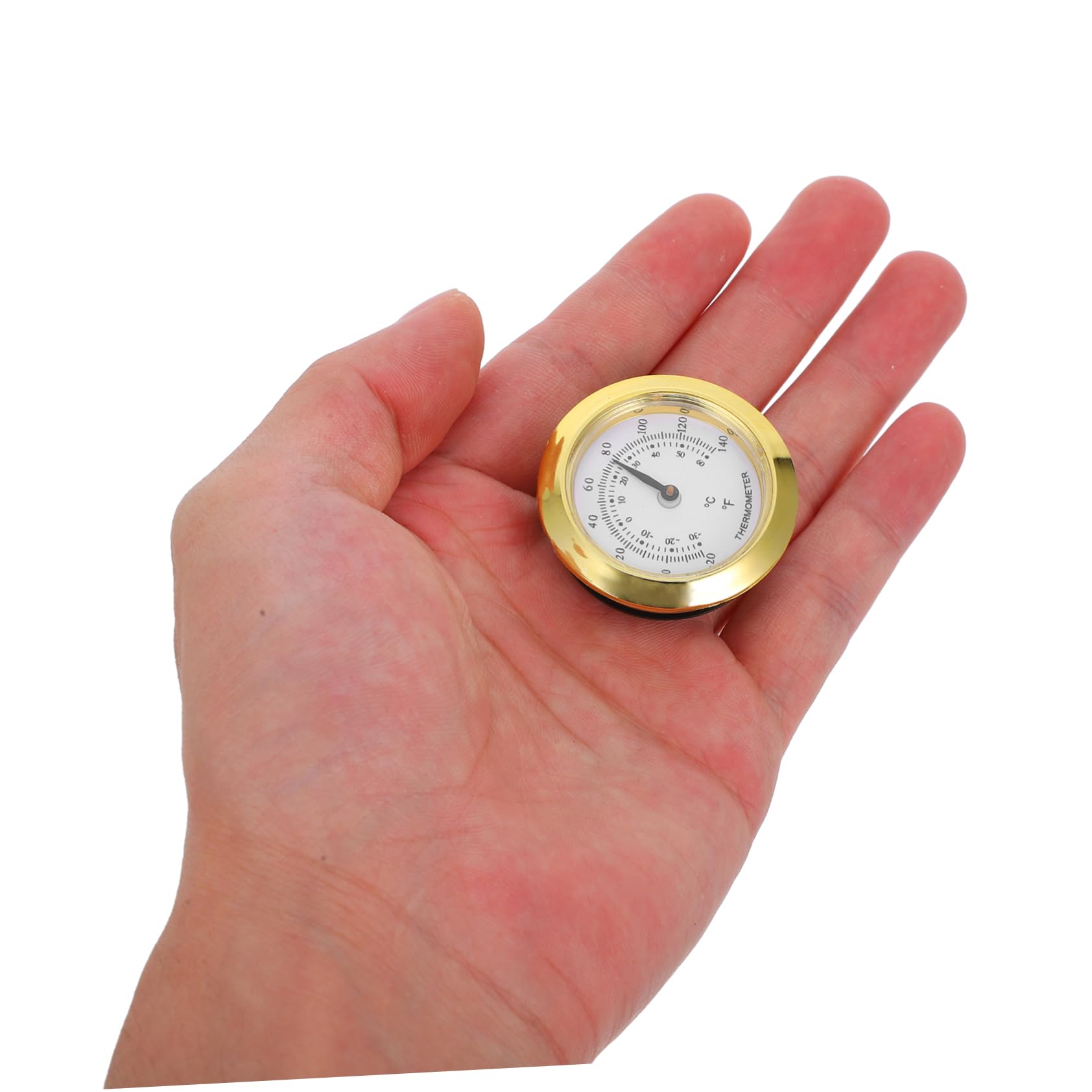 KICHOUSE Reusable Thermometer 37mm Garden Thermometer Indoor-Outdoor Temperature Gauge