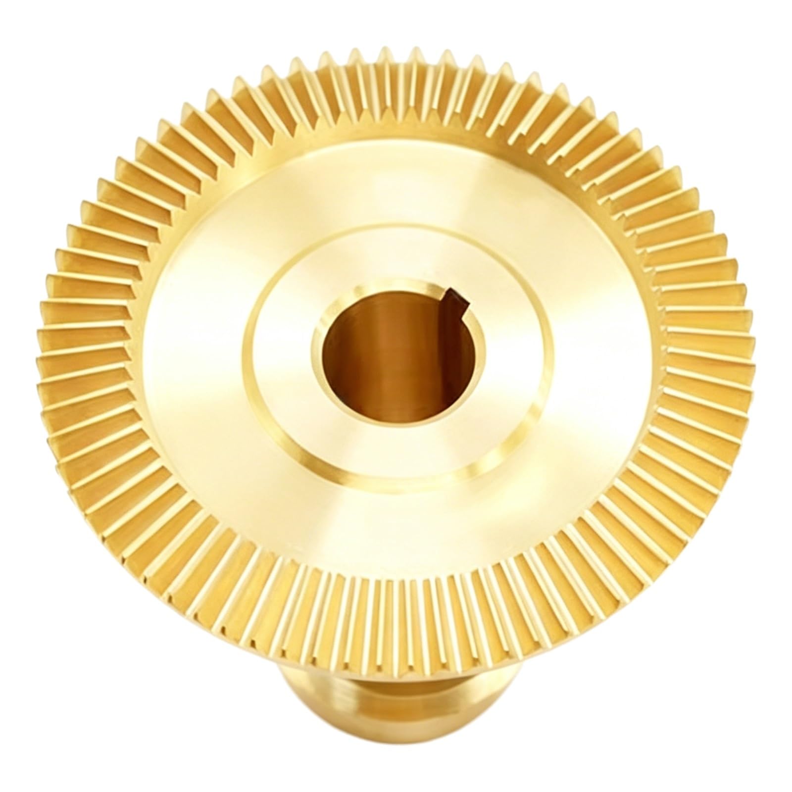Przekładnia z brązu frezującego, odporna na korozję brązowa przekładnia czołowa do frezarki zasilającej, otwór 16 mm 3 mm wpustu