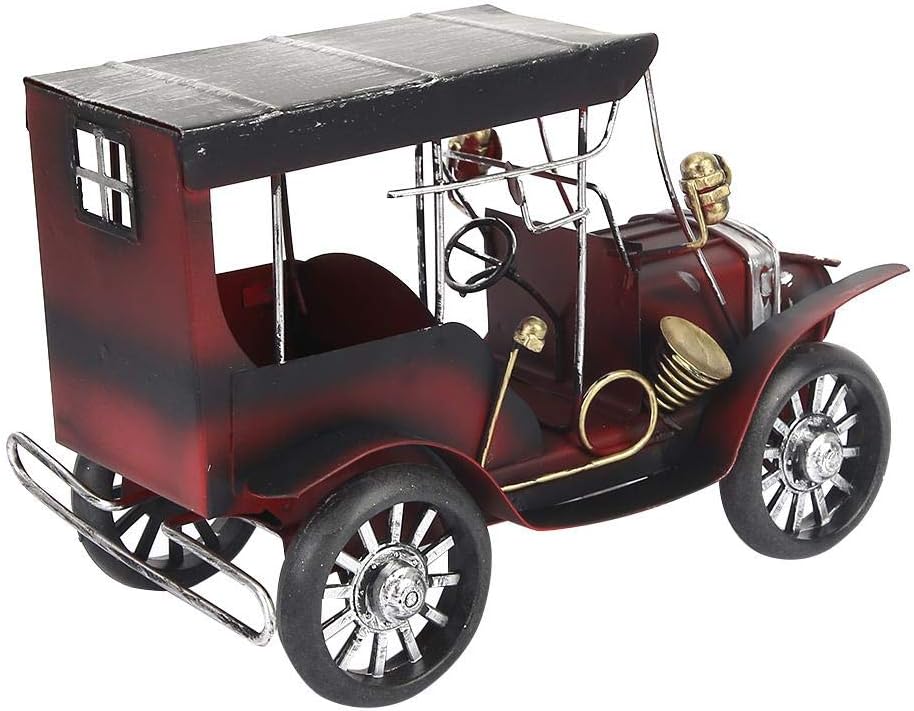 FTVOGUE Metal Vintage Iron Classic Car Model Handicraft Ornaments Office Home Desktop Decor Arts Craft