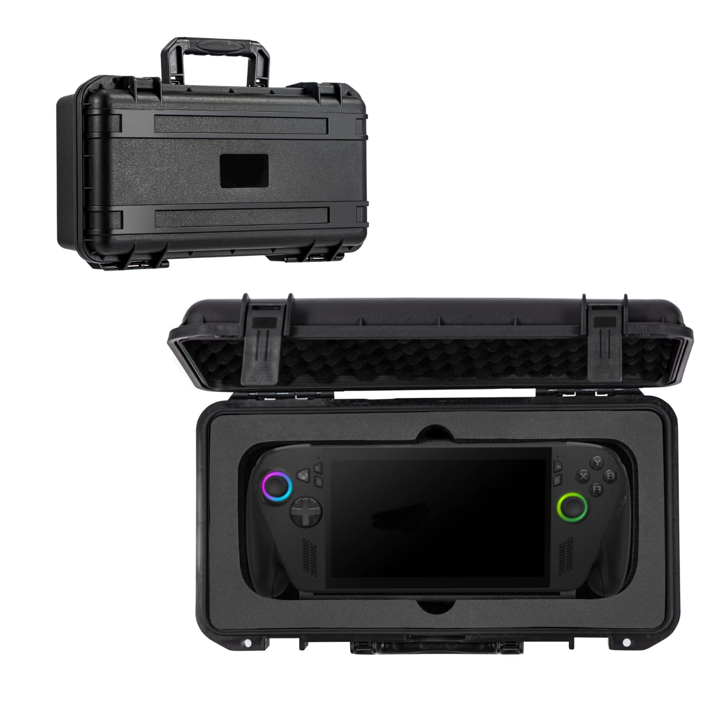 Zhixteu Funda Rígida para ROG Xbox Ally / Xbox Ally X, Bolsa de Almacenamiento, Funda de Viaje Portátil, Organizador para Consola de Juegos a Prueba de Caídas, 36,5 x 19,5 x 10,5 cm