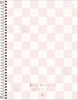 Kit de Cadernos, Tilibra, Universitário, 1 Matéria, Capa Dura, Soho, 80 Folhas, Pacote com 4