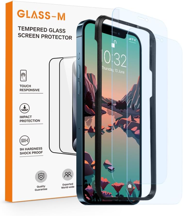 GLASS-M Privacy Screen Protector for i-1-2 P/M, Anti-spy 9H Hardness Tempered Glass Bubble Free Case Friendly Easy Installation Film for i-1-2 P/M