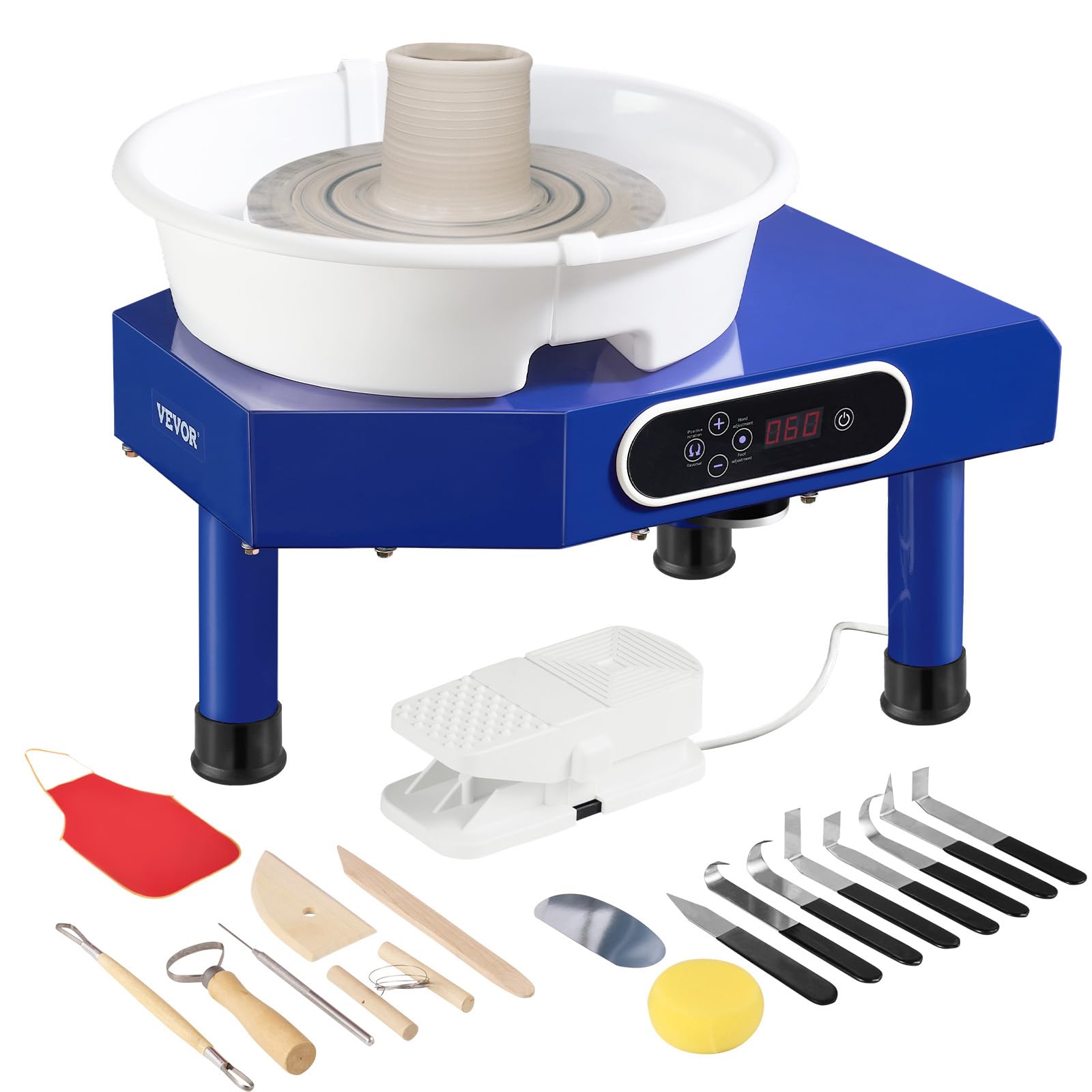 VEVOR Pottery Wheel - DIY Clay Art Kit -12
