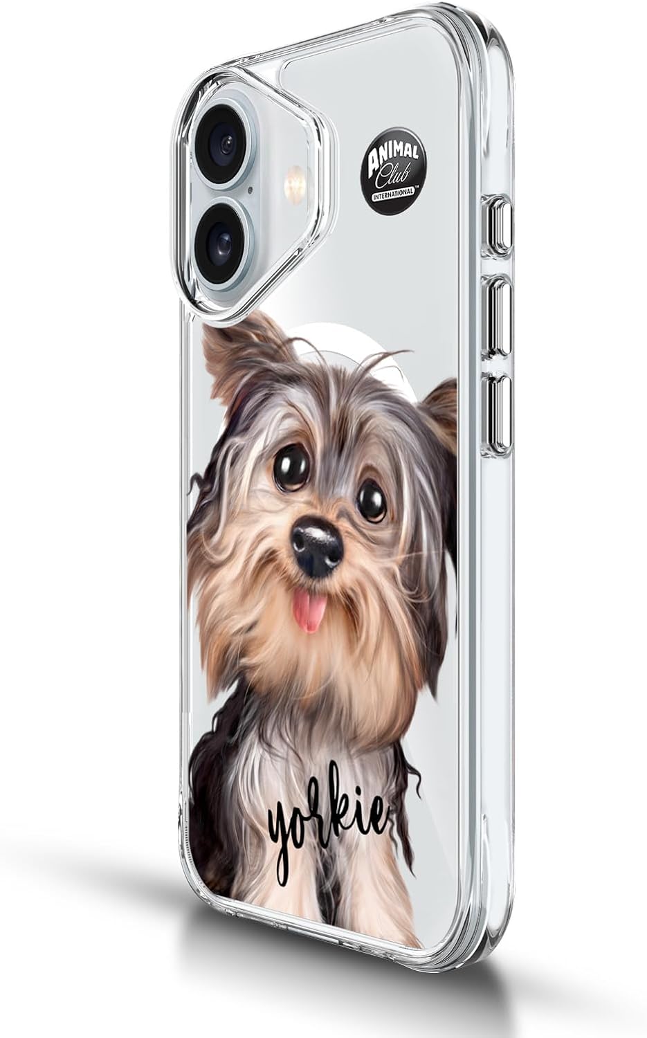 Head Case Designs Officially Licensed Animal Club International Yorkie Icons Shockproof Bumper Case [Military Grade Protection] Compatible with Apple iPhone 17 and Compatible with MagSafe