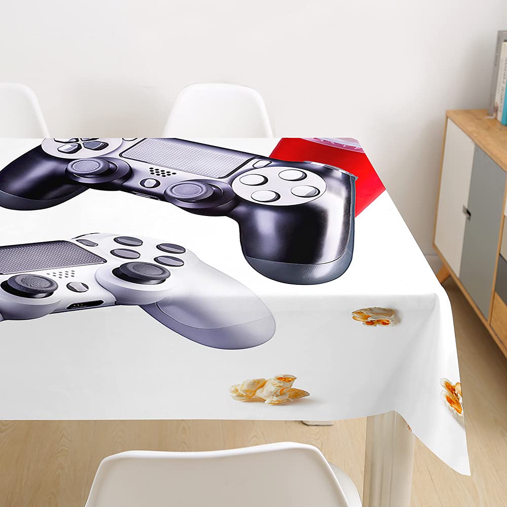 Hearda Rettangolare Tovaglia Tavolo Antimacchia, Tovaglia da Tavolo Console di Gioco 3D Copritavolo Impermeabile per Decorazione Tavola da Pranzo Cucina Giardino (Blocchi di Gioco,150x260cm