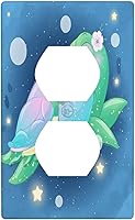 Vista 49 de Baby Turtle - Cubierta decorativa de pared para interruptor de luz de palanca de 1 banda, lindas tortugas subacuáticas, placa frontal eléctrica