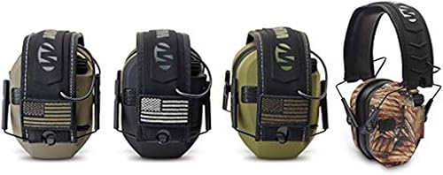 Vista 27 de Walker's Razor Slim Shooter Electronic Hunting Orejeras de protección auditiva plegables Razor Slim Verde Patriot,Flat Dark Earth,Tierra oscura