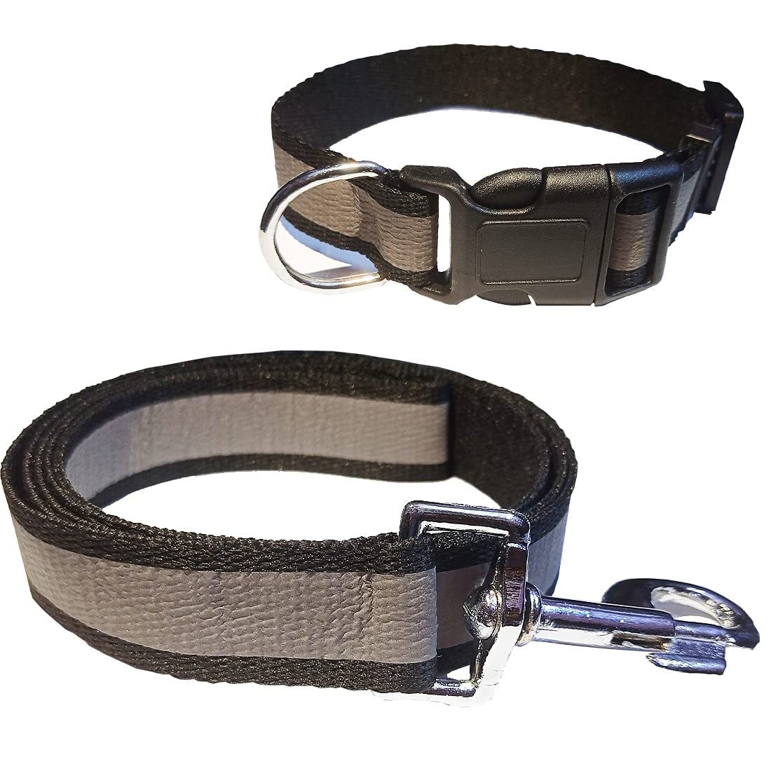 PetCeptual Reflective Nylon Collar with Leash Set for Small Dogs and Puppies, Black (Color May Vary) (B09MPNH6N7) Amazon Price History, Amazon Price Tracker