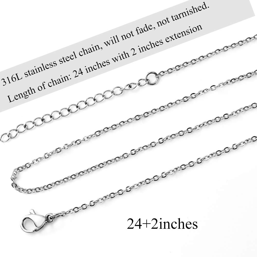 Maromalife Lava Stone Diffuser Necklace Teardrop Essential Oil Necklace Aromatherapy Necklace with 24 Inches Chain and 7 Colors Lava Rock Gift for Women/Men, Mothers Day, Christmas, Birthday
