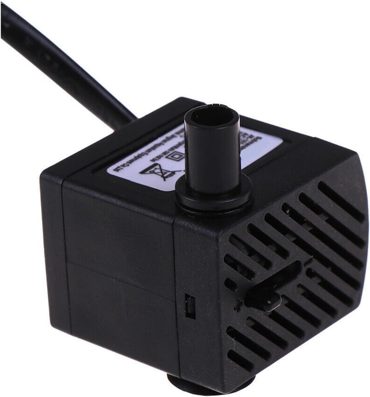 Miniature Brushless Water Pump AC 220V 3W Water Pump EU Rate Aquarium Waterproof Pump Submersible Water Pump(Black)
