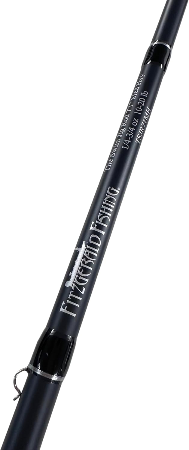 Fitzgerald Fishing Bryan Schmitt Swim Jig Rod 7'1" Medium Heavy - Best Used for Jigs, Spinnerbaits and Bladed Jigs