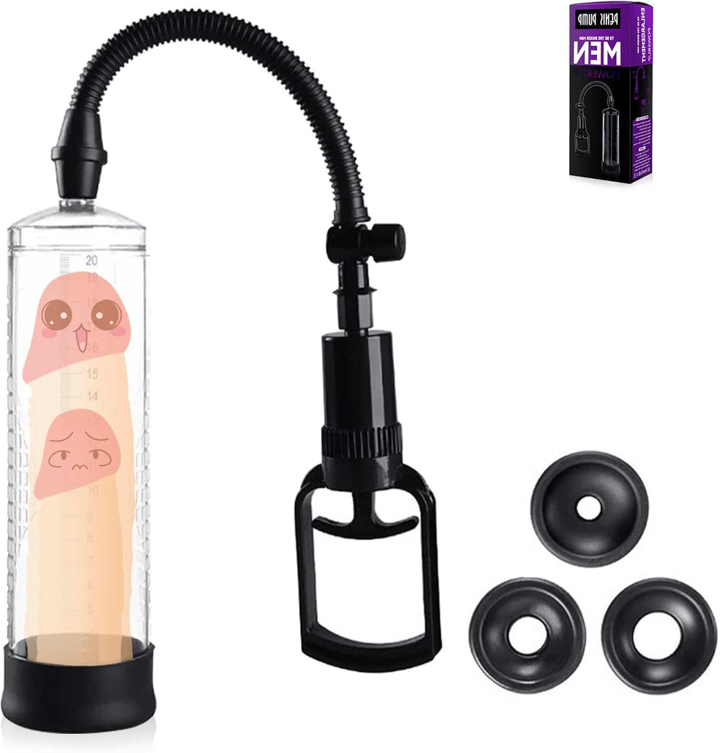 Pompa per pene BDSMJOY per uomini, pompa a vuoto per con vagina, pompe per pene, pompe a vuoto per uomini, estensore per pene