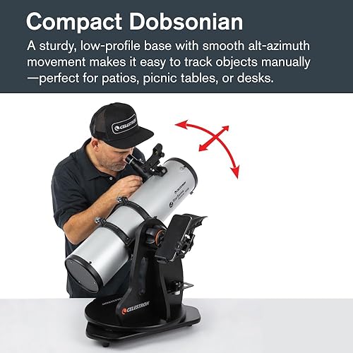 Miniatura 6 de Celestron StarSense Explorer - Telescopio Dobsonian de sobremesa para smartphone compatible con la aplicación  Funciona con la aplicación StarSense