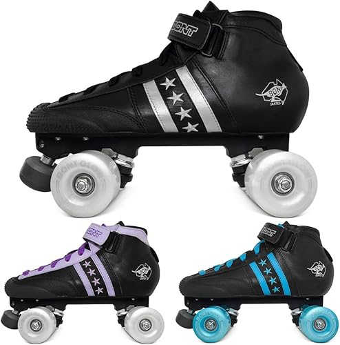 Bont Patines de ruedas para niños con ruedas LED luminosas para interiores y exteriores, 100% piel, juveniles, niños, niñas, niños