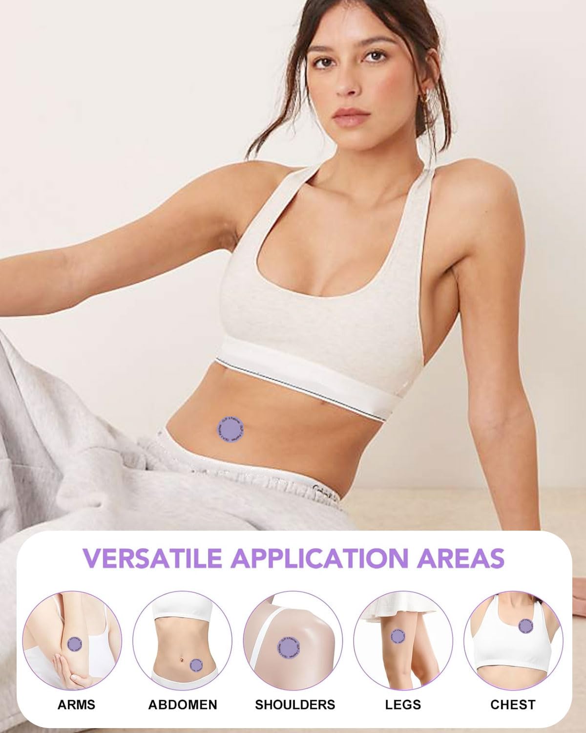 GRETY Parches GPLP-1 Para El Equilibrio Metabólico, Soporte de Forma Saludable, Pegatinas de Ayuda al Metabolismo de Apoyo para La Piel del Vientre Toda La Piel | 60Pcs - 4