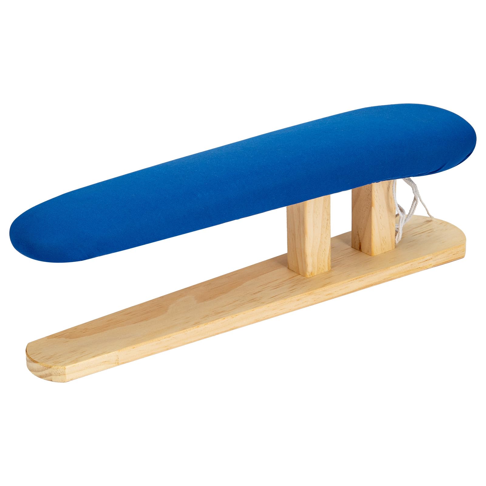 Sunnynest Blue Wooden Ironing Stool Pressing Board With Removable Polyester Pad – Multi-Functional Clothing Ironing Table Stool For Steam Press