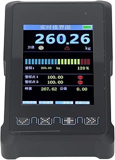 Force Meter, External Sensor Digital Force Gauge Handheld Push Pull Color Screen Display for Laboratories