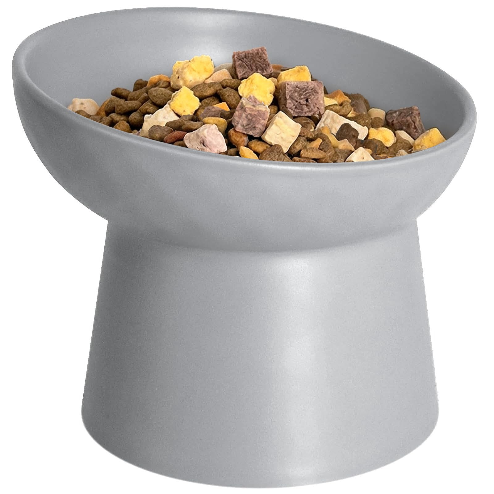Amazon | Athvcht 猫 フードボウル 陶器食器 15度の傾斜 首や腰の負担