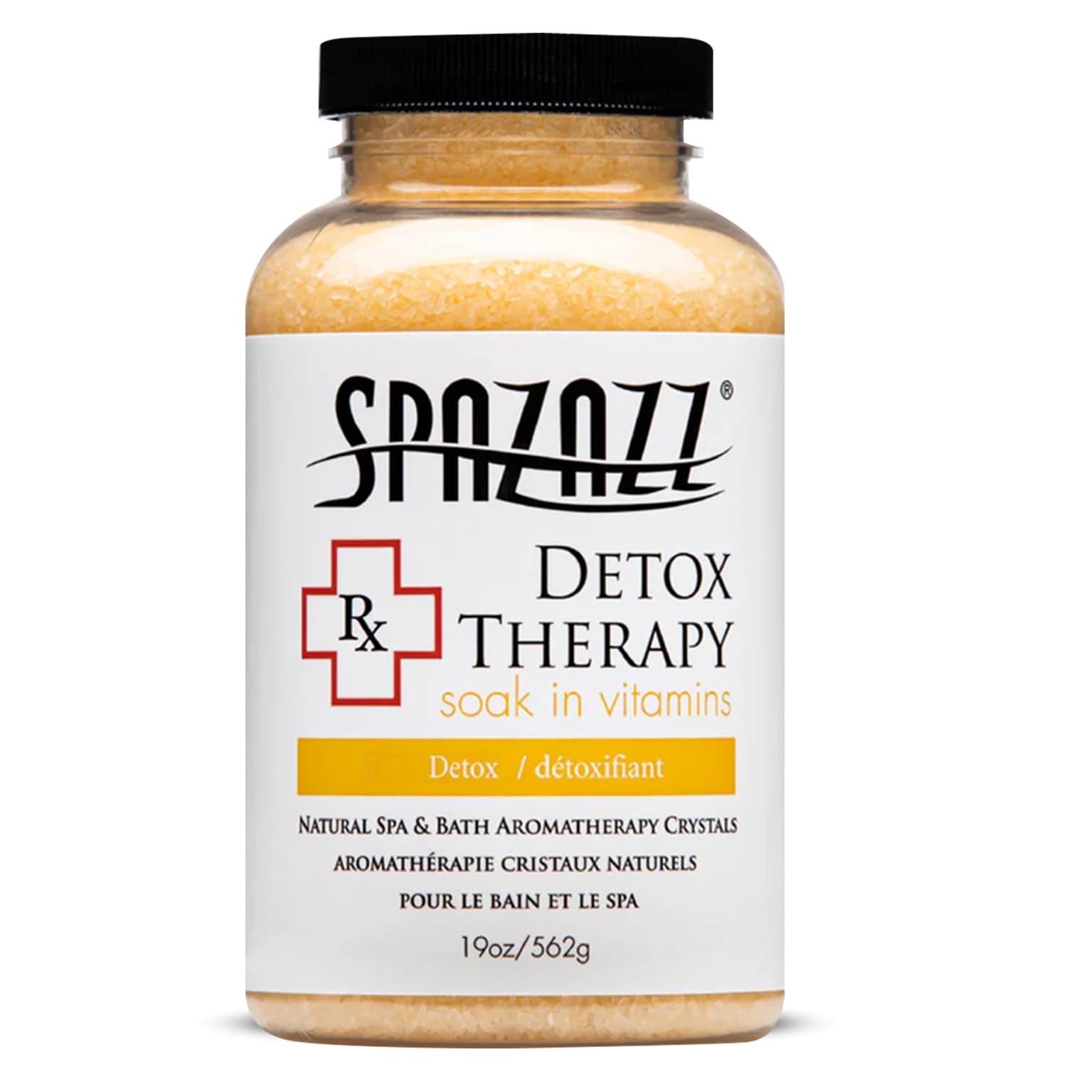 SPZ-604 RX Therapy Crystals Container Bath Minerals, 19-Ounce, Detox Therapy
