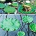 FFNIU 12Pcs Lily Pads for Ponds, Artificial Floating Foam Lotus Leaves, Lily Pads Foliage Pond Decor for Koi Fish Pool Patio Aquarium
