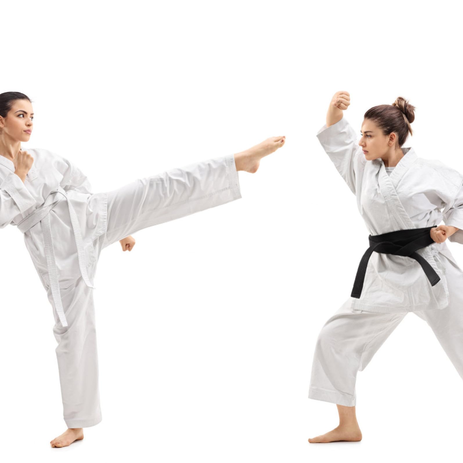 Judogi Adulto Bianco in Poliestere, Abbigliamento da Karate, Taekwondo