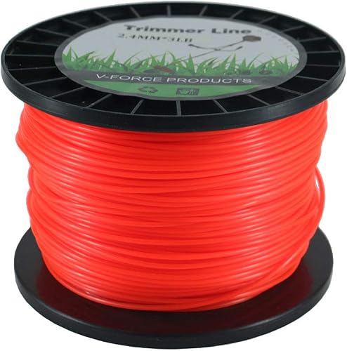 095 Inch Trimmer Line 3 LB Weed Trimmer Line for Stihl Commercial Weed Eater String 826 Feet Round Heavy Duty String Trimmer Line