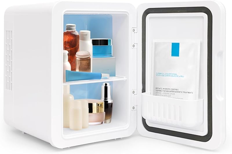 Enventor 10L hordozható mini hűtőszekrény 12V/220V fűtéssel és LCD kijelzővel
