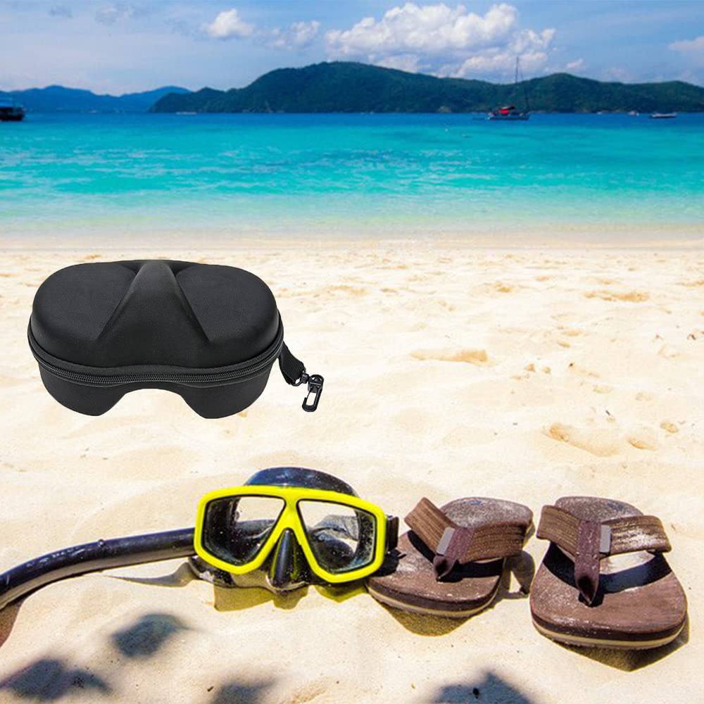Jlobnyiun Étui à Lunettes De Soleil Portable – Étui Rigide En EVA | Étanche Aux Chocs Clip Ceinture Avec Doublure En Feutre Pour Hommes, Femmes, Cyclisme, Randonnée, Voyage, Activités De