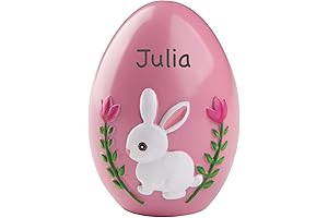 Customizable Pink Easter Egg: Adorn Your Home with Personalized Spring Decor