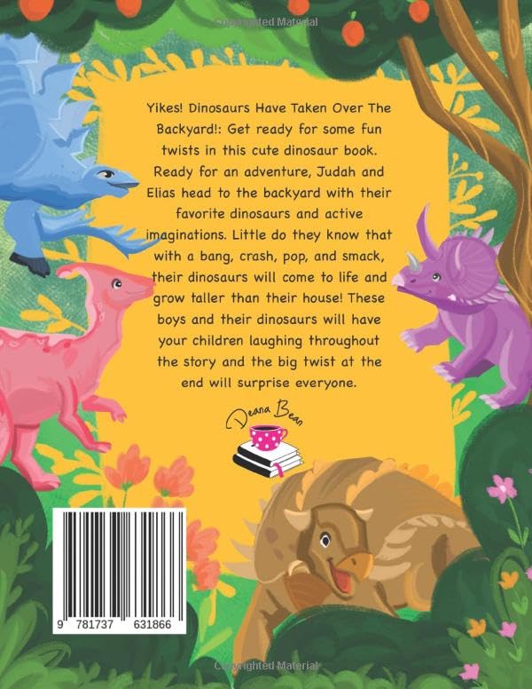 Yikes! Dinosaur's Are Taking over the Backyard: The imagination runs wild with these two children. In this Dinosaur books for kids, Dinosaur picture ... Kids ages 4-10, Dinosaur information books. - Image 2