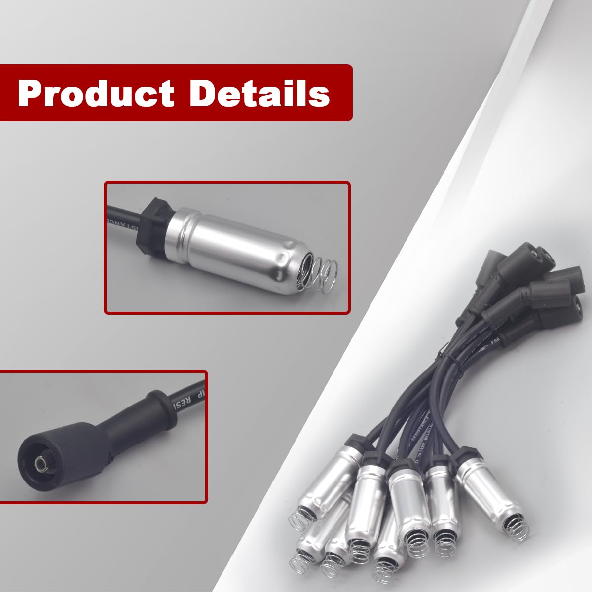 General Motors Sparkplug Wire Kit 19431551 Compatible with Cadillac Chevrolet Gmc Models