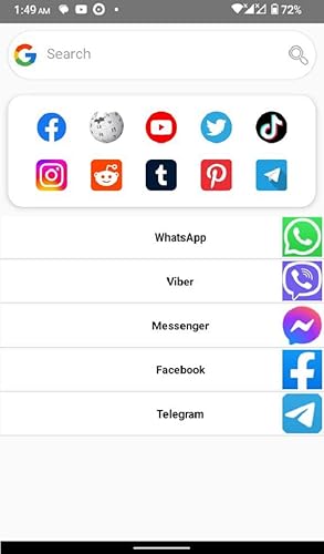 Social Messenger browser