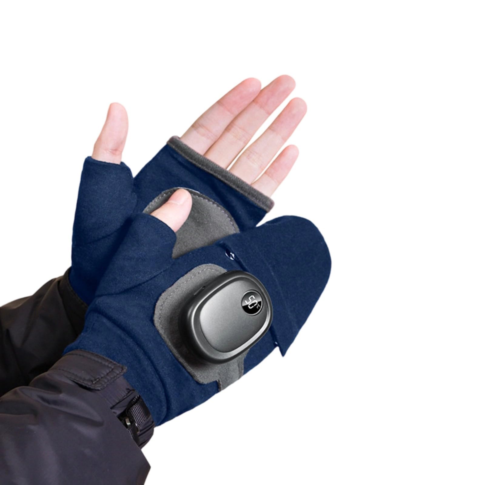 Buxuaaaa Battery Run Winter Gauntlets Immediate Warmth Triggering Waterproof Outside for Snowsports Backpacking and Freezing Security Electric Heating Gauntlets for Cold Weather
