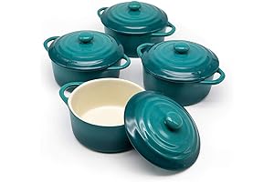 Kook Ceramic Mini Dutch Oven Set