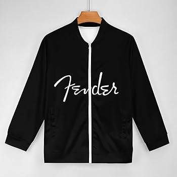 Amazon.co.jp: Fender Logo フェンダー メンズ ジップジャケット